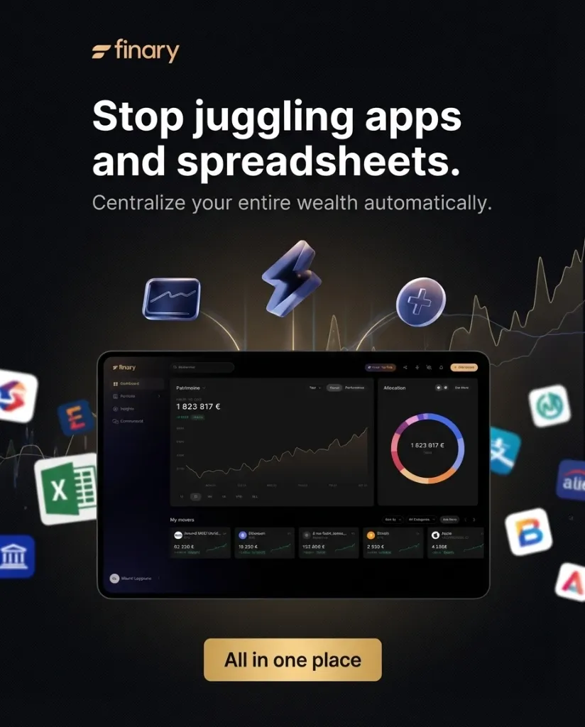 Creative concept for Finary