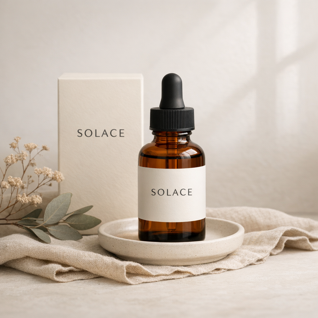 Solace Studio product visual generated with Palette